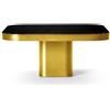 CLASSICON tavolino BOW 3 - BOW3-BRASS-BLACK-GLASS