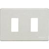 Bticino Spa Placca 2P Oxidal Serie Magic Bticino 503/2/X