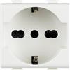 Bticino Spa Presa Schuko Bianca Standard Tedesco 16A 250V Bipasso Matix Bticino AM5440/16