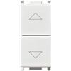 Vimar Spa Commutatore 2P 10AX a Due Tasti Bianco Serie Plana VIMAR 14060