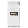 Vimar Spa Presa USB Bianco Serie Plana VIMAR 14345
