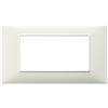 Vimar Spa Placca 4M Avorio Vimar Serie Plana 14654.02
