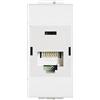 Bticino Spa Connettore RJ45 Categoria 5E 110IDC UTP Bianco Living Light Bticino N4262C5E