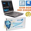 Dell COMPUTER NOTEBOOK DELL LATITUDE E6420 I5 14" 8GB 240GB SSD BATTERIA NUOVA-