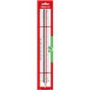 Aristo - Scala triangolare (riduzione 1:20:25:50:75:100:125, plastica, 30 cm di lunghezza) per architetti - A, colore: Bianco