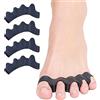 feifanshop Correttore Borsite, Separatore per Dita, Protettori Antidolorifici per Borsite, Gel Silicone per Dita dei Piedi, Sollievo dal Dolore ai Piedi, 4 Pezzi