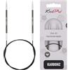 KnitPro - Karbonz (80 cm, 3,25 mm) Aghi a Maglia Circolare - 1 unità