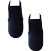 Lemos Home Grembiule decorativo per bottiglie, 100% cotone, collezione Concept, colori e dimensioni a scelta (2 pezzi - 22 x 14 cm, blu navy)