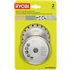 RYOBI Kit 2 lame RYOBI legno/metallo + piastrelle per sega multimateriale - RAKMMS02K