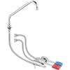 Ristosubito Kit Miscelatore doppio pedale a pavimento con bocca di erogazione girevole "C" MNL Modello ERMES003KIT