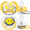 Philips Avent AVENT ULTRA AIR CIUCCIO ORTODONTICO 6-18 MESI NEUTRO/LIMONI 2 PEZZI