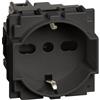 Bticino Spa Presa Schuko 10/16A Nero Living Now Bticino KG4140A16