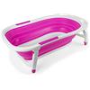 Interbaby Vaschetta Bagnetto Pieghevole per neonati, colore rosa.