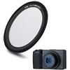 JJC Filtro Protettivo UV per Ricoh GR IV HDF GR4 Monochrome GR III IIIx II | Ultra Sottile 19 Strati Multistrato Protezione del Filtro dell'obiettivo, Vetro Ottico 9HD con Trasmissione del 99,5%