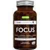 Igennus Healthcare Nutrition Focus - Integratore nootropico completo con 200mg di Caffeina,L-Teanina, Taurina, L-Tirosina piú vitamine B, zinco e rame. Energia, Concentrazione e Memoria. 60 capsule vegane - Igennus