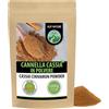Alpi Nature Cannella in Polvere 1kg, Cannella Bastoncini Macinati di Cassia per Dolci, Cucina e Bevande