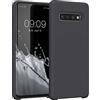 kwmobile Custodia Compatibile con Samsung Galaxy S10 Cover - Back Case per Smartphone in Silicone TPU - Protezione Gommata - nero matt