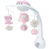 Infantino Giostrina Musicale Proiettore 3-in-1 Convertibile, Luce Notturna e Proiettore Neonato, Modalità Sveglia per Simulare la Luce del Giorno, 6 Melodie & 4 Suoni della Natura, Rosa