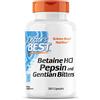 Doctor's Best, Betaina HCI con Pepsina e Genziana Amara, 650mg, 360 Capsule morbide, Altamente Dosato, Testato in Laboratorio, Senza Soia, Senza Glutine, Non-GMO