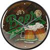 Nostalgic-Art Orologio da parete, Beer O' Clock - Idea regalo per amanti della birra, Grande decorazione per cucina, Design vintage, Ø 31 cm