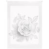 Blindecor Fiori | Tenda avvolgibile traslucida con stampa digitale | modello rosa | 130 x 180 cm (larghezza per altezza), dimensioni del tessuto, 127 x 175 cm | tende per finestre