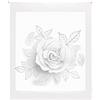 Blindecor Fiori | Tenda avvolgibile traslucida con stampa digitale | modello rosa | 150 x 180 cm (larghezza per altezza), dimensioni del tessuto 147 x 175 cm | tende per finestre