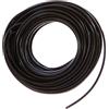 Electraline 10924 Piattina Indivisibile H03VVH2-F, Sezione 2x0.75 mm, 20 mt, Nero