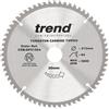 Trend Lama per sega circolare CraftPro TCT per piano di lavoro in alluminio e plastica, diametro 215 mm x 64 denti x foro 30 mm, punta in carburo di tungsteno, CSB/AP21564