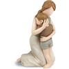 Carracci Statuette di statuette di madre e figlio, le più grandi sculture di mamma e bambino, scolpite figure dipinte a mano con carta regalo per l'anniversario di compleanno