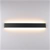 Klighten Lampada da Parete LED Interno 30W, 91cm Applique da Parete Alluminio Moderne, Lampada Muro Up Down per Soggiorno, Camera da Letto, Corridoi, Scala, 3000 Lumen, Bianco Caldo 3000K, Negro