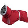Hurtta Cappotto caldo per cani, giacca invernale per cani, rosso vino, 25 cm