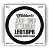 D'Addario Corda Singola D'Addario Le018Pb in Bronzo Fosforoso, senza Pallino Finale, .018