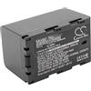 vhbw batteria compatibile con JVC GY-HM200, GY-HM200E, GY-HM200ESB, GY-HM600 videocamera camcorder (4400mAh, 7,4V, Li-Ion) con infochip