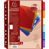 Exacompta 4834E, Divisori e Segnaletica, 6 sezioni, Multicolore, 25x30 cm, A4 maxi