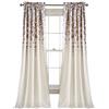 Lush Decor Weeping Flowers Fiori piangenti, Poliestere, Viola e Grigio, 52W x 84L, 2 unità