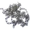 KAIISSA Catena in Acciaio Inossidabile 304 Robuste Maglie in Acciaio Saldato per Recinzione Sospesa, Cani da Passeggio, Catena Oscillante, Carico Massimo 15 kg, 1,5 mm - 4 Metri