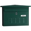 ARREGUI Deco E5703 Cassetta Postale Individuale in Acciaio, Cassetta della Posta da Parete, Fondo Stretto, Dimensione M (DIN A4 e Riviste), Facile da Montare, Verde