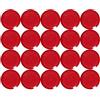 MAUL, Maulpro, magneti rotondi di qualità per lavagna bianca, 20 mm, 0,3 kg (confezione da 20) Red