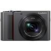 Panasonic LUMIX DC-TZ200EG-S Fotocamera Compatta 20 MP, Sensore da 1, 4K Photo e 4K Video, Silver