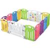 Gupamiga Box per Bambini Sicurezza Barriera Giochi Protezione indoor outdoor con 14 pannelli(classic 12+2 panel)