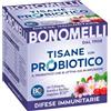 Bonomelli Tisana Probiotica Difese Immunitarie, Confezione da 10 Filtri, con Echinacea e Acerola, Integratore Alimentare, Favorisce le Naturali Difese dell'Organismo (20g)