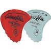 Shark Fin Sharkfin GP101 Plettro/Plettro Sweden Goldprint, 0,52 mm, morbido, rosso, 12 pezzi
