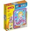 Quercetti Mosaic Pin Fairy, Chiodini per Bambini Colorati, 8 Schede Illustrate, Cornice e Cestello, Mosaico Bambini 5+ anni, Giochi Creativi Bambina, Regalo Bambina 7 Anni, Giochi Educativi