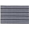 Sleepdown Tovagliette da tavolo stampate a righe testurizzate, ideali per cucina e tavolo da pranzo, antiscivolo, lavabili e resistenti al calore, confezione da 4, colore grigio, 49 x 32 cm