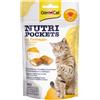 GimCat Nutri Pockets per Gatti da 60 gr Gusto Formaggio e Taurina