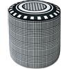 BACI MILANO Pouf In Velluto Optical
