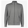 Cmp Felpa Zip Cotone Jersey Grigia Mel Uomo