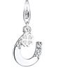 Elli Ciondoli da Donna Glücksbringer Kristalle 925 Silber