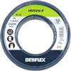 Debflex 146322 - Cavo HO5VV-F 3G 1,5 mm², matassa da 10 m, colore: Grigio