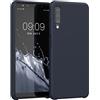 kwmobile Custodia Compatibile con Samsung Galaxy A7 (2018) Cover - Back Case per Smartphone in Silicone TPU - Protezione Gommata - blu mirtillo